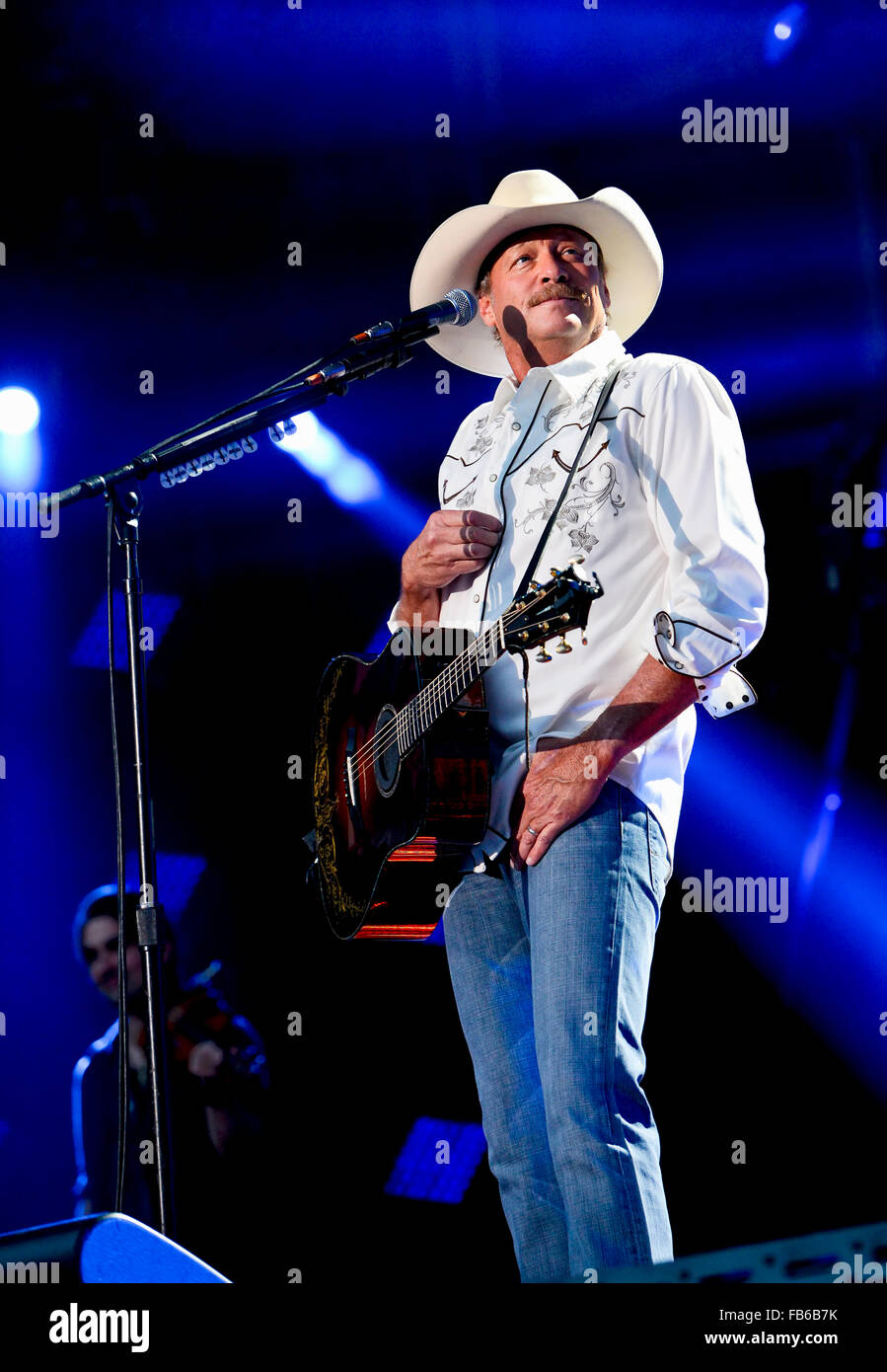 Alan Jackson performing at the CMA Music Festival in Nashville Tennessee Stock Photo