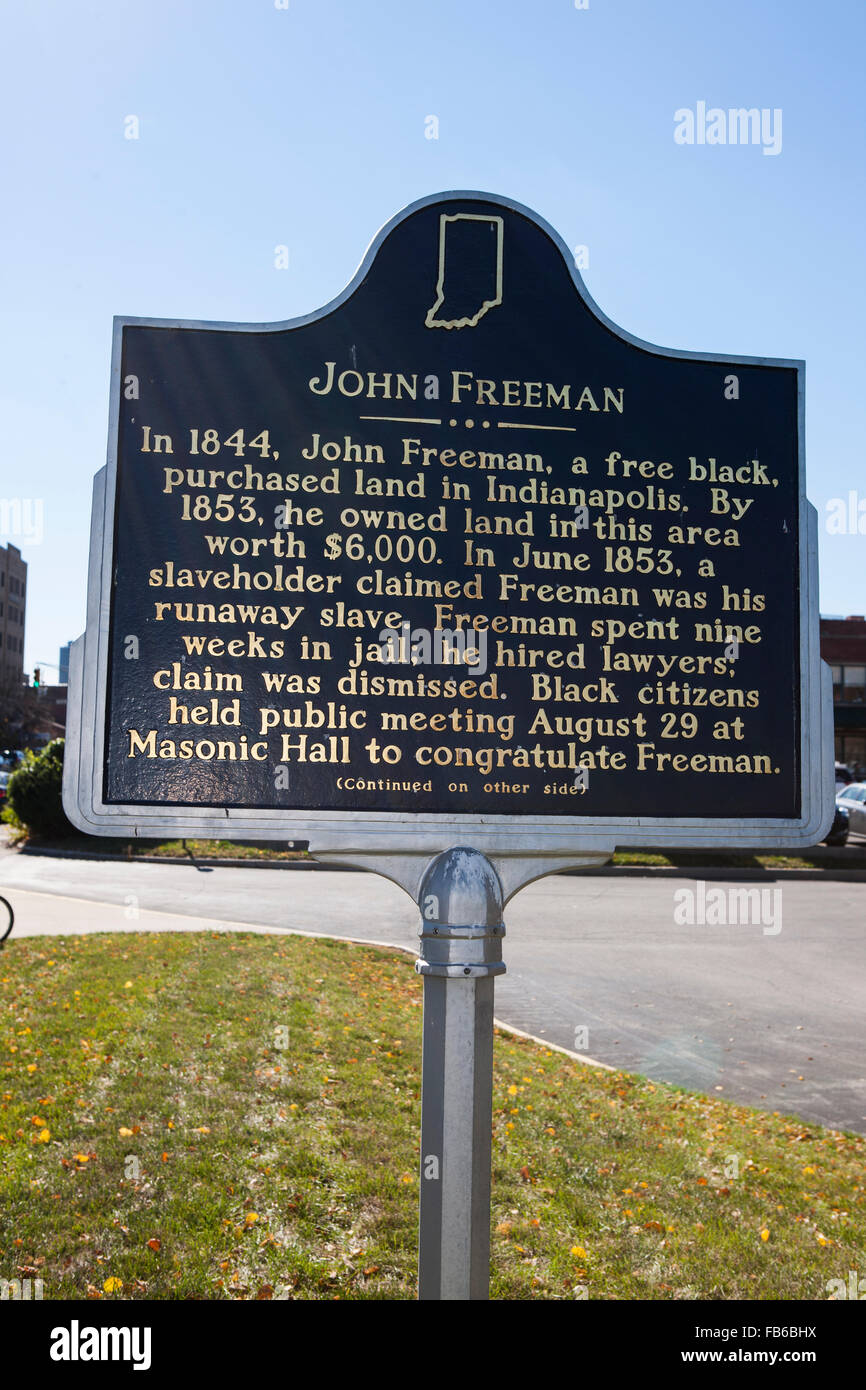 JOHN FREEMAN In 1844, John Freeman, a free black, purchased land in