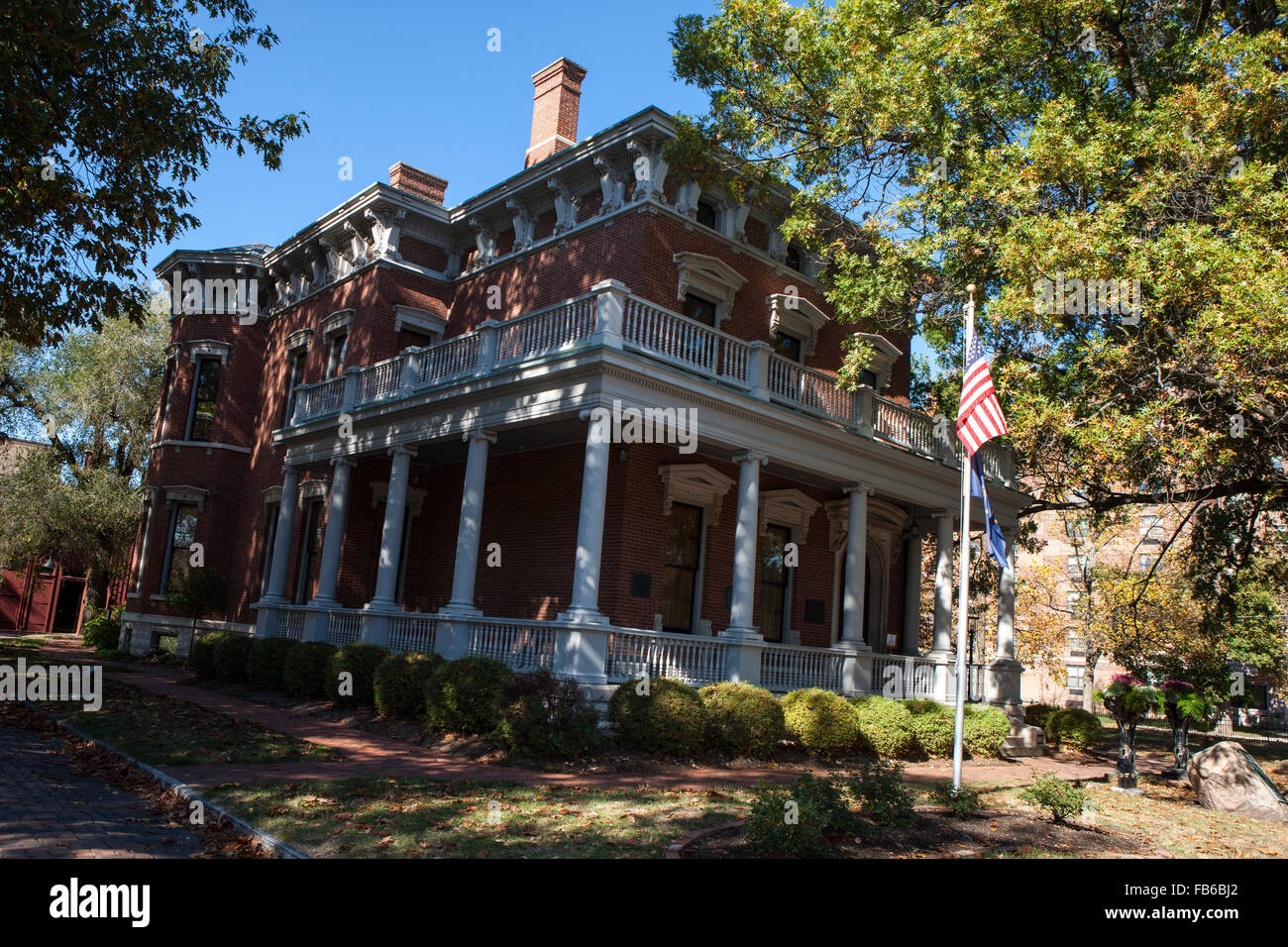 President Benjamin Harrison House, Indianapolis, Indiana, United States of America Stock Photo