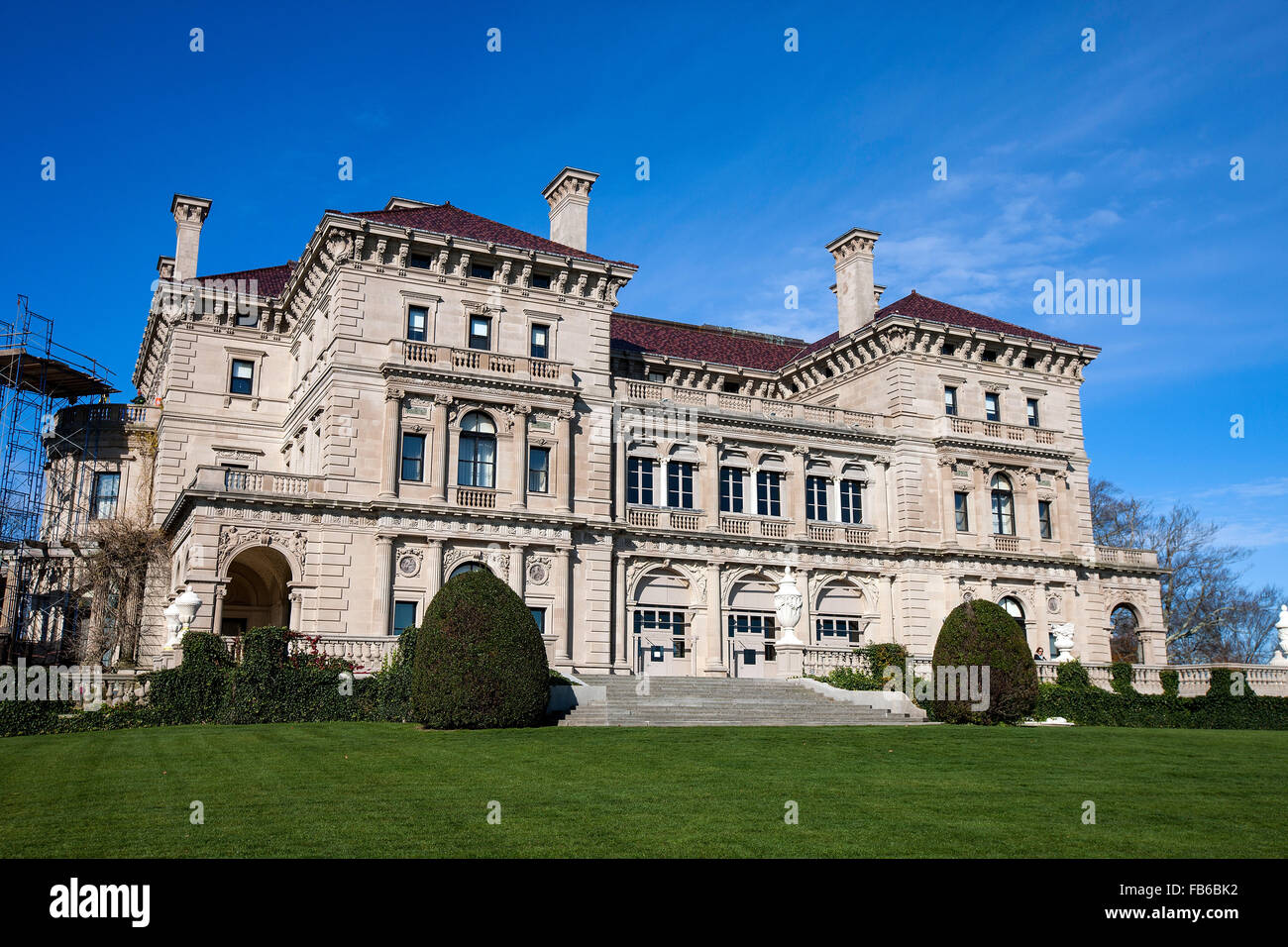 The Breakers, Newport, Rhode Island, United States of America Stock Photo