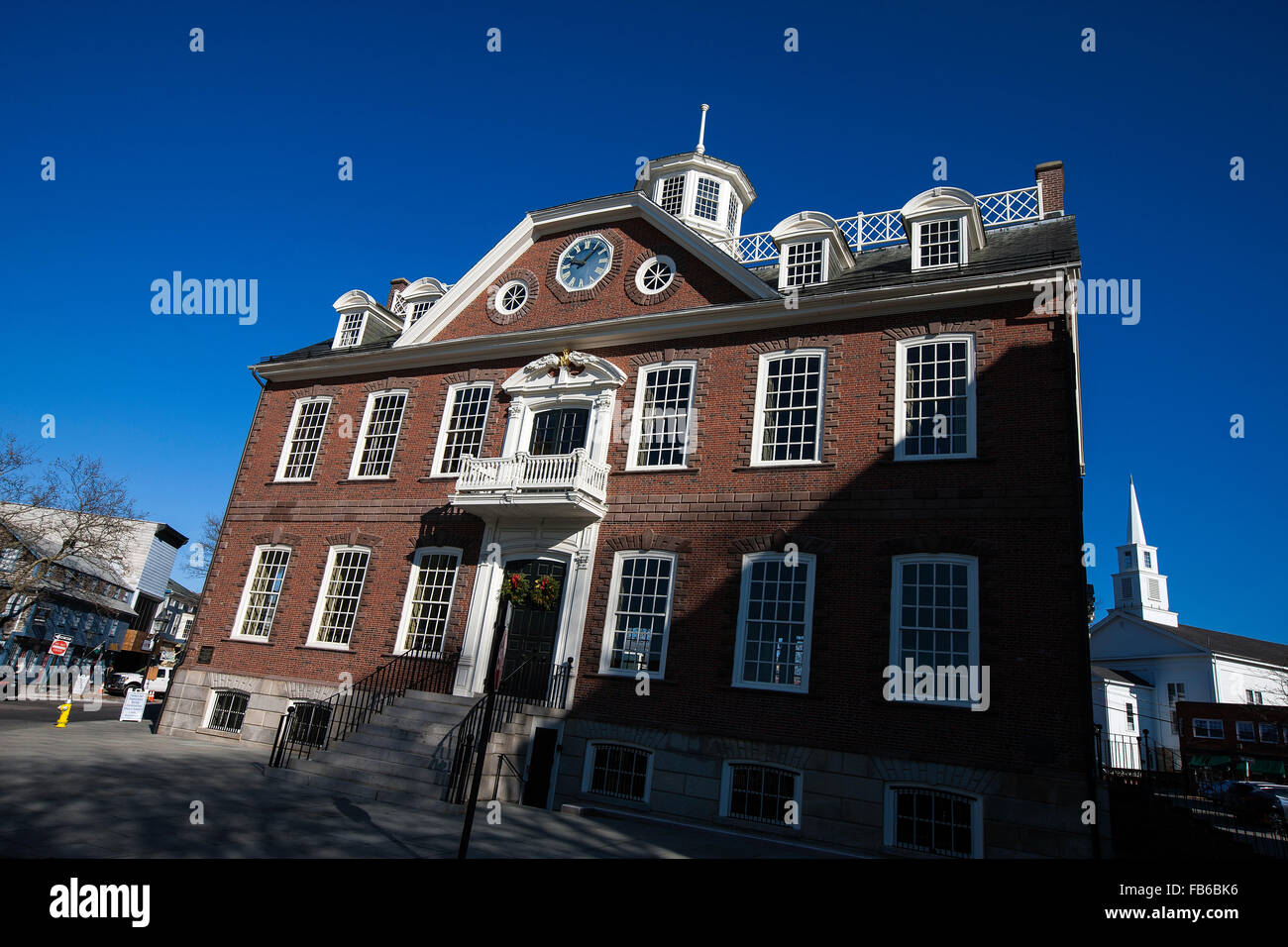The Colony House, Newport, Rhode Island, United States of America Stock Photo