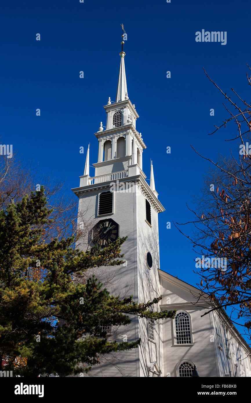 Trinity Church, Newport, Rhode Island, United States of America Stock Photo