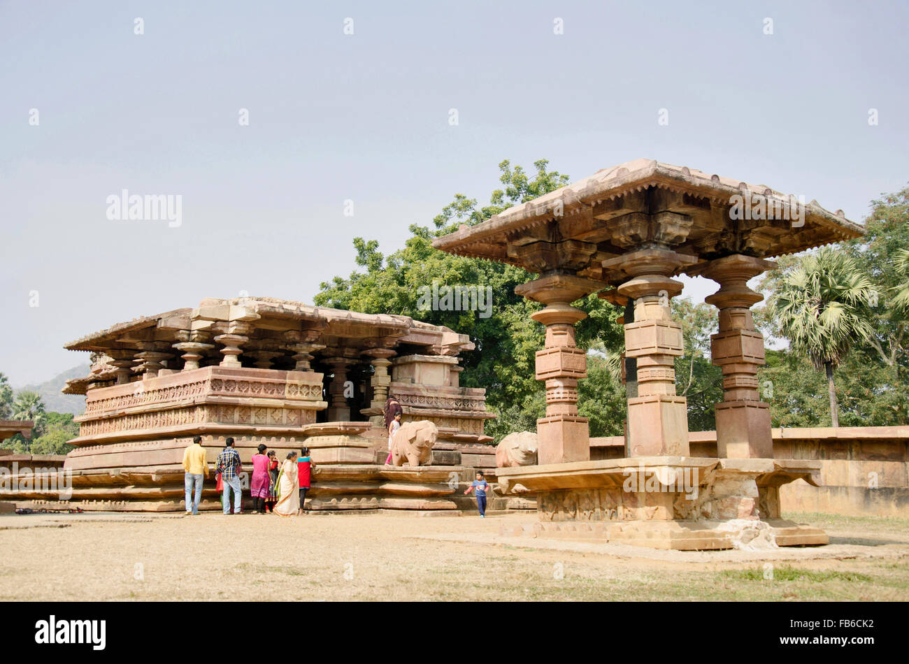 Ramappa Temple, Palampet, Warangal, Telangana, India Stock Photo