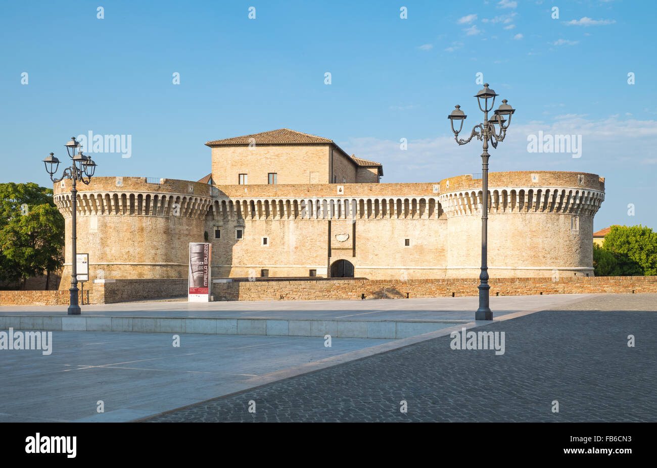 Italy, Marche region, Senigallia, the Rocca Roveresca Stock Photo - Alamy