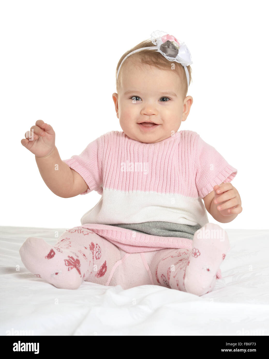 Portrait of adorable baby Stock Photo - Alamy