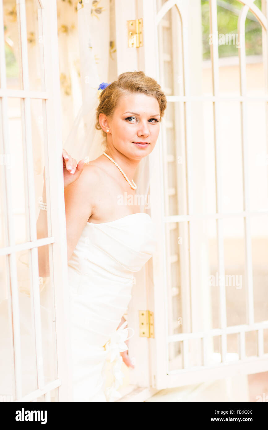 portrait of beautiful bride Stock Photo - Alamy