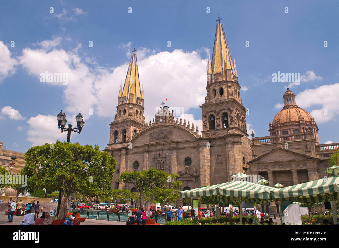The Metropolitana Caatedral (cathedral) in Guadalajara, Mexico Stock Photo
