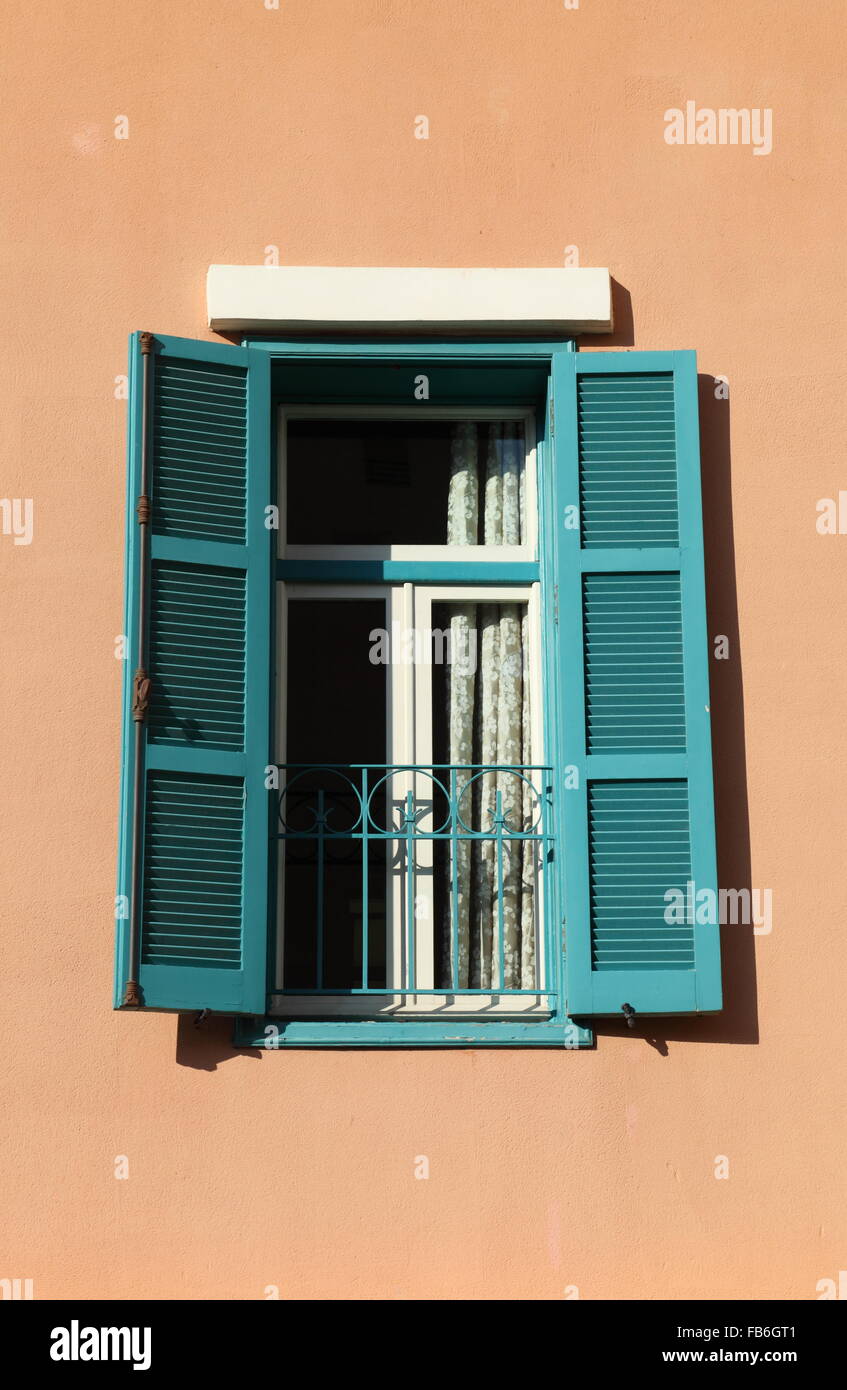 Beirut Architecture Details: Traditional Style Window Stock Photo