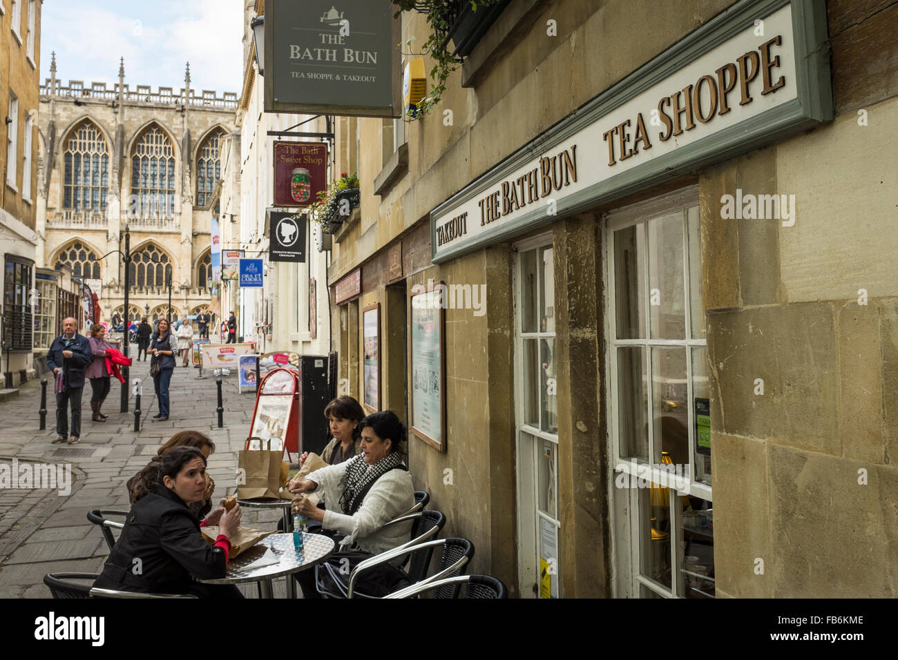 The Bath Bun Tea Shoppe, Bath, Somerset, UK Stock Photo Alamy