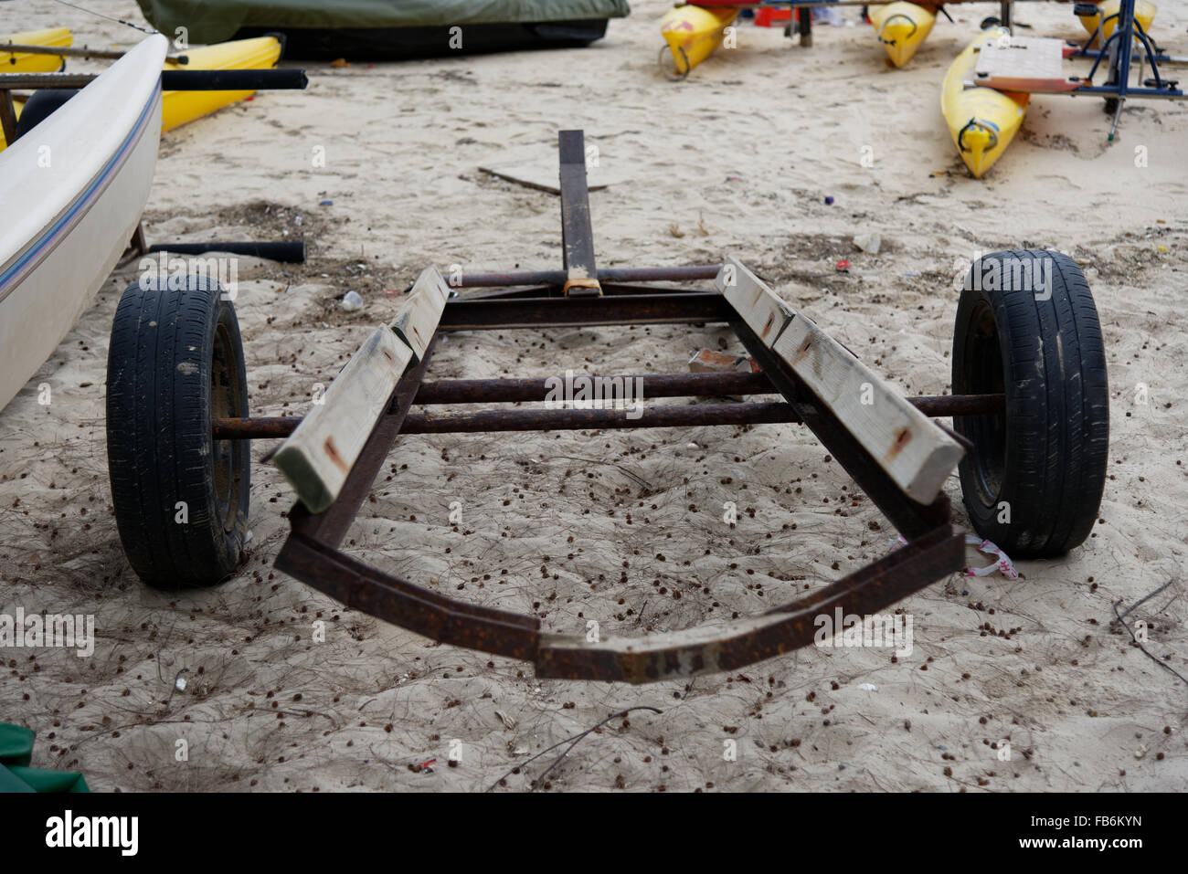 Empty boat trailers hires stock photography and images Alamy