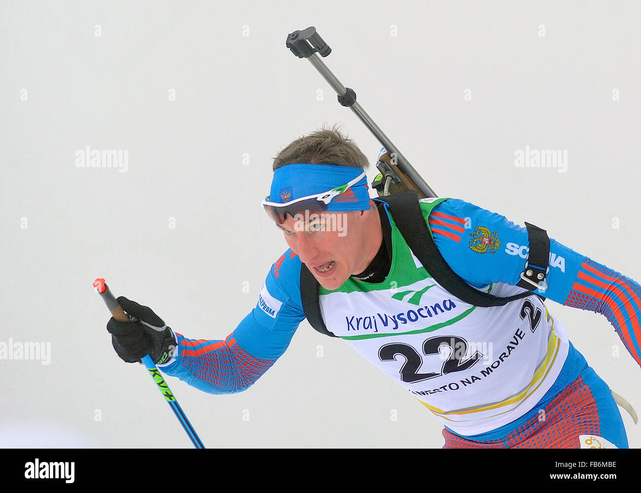 Petr Pashchenko from Russia wins men's 10km sprint race of IBU