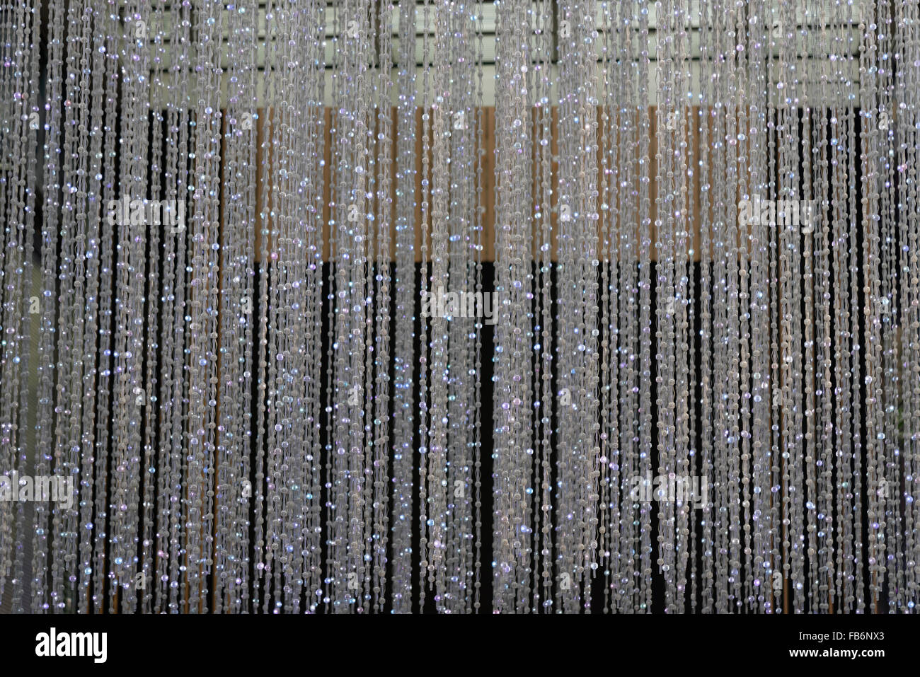 Hanging crystals decoration Stock Photo - Alamy