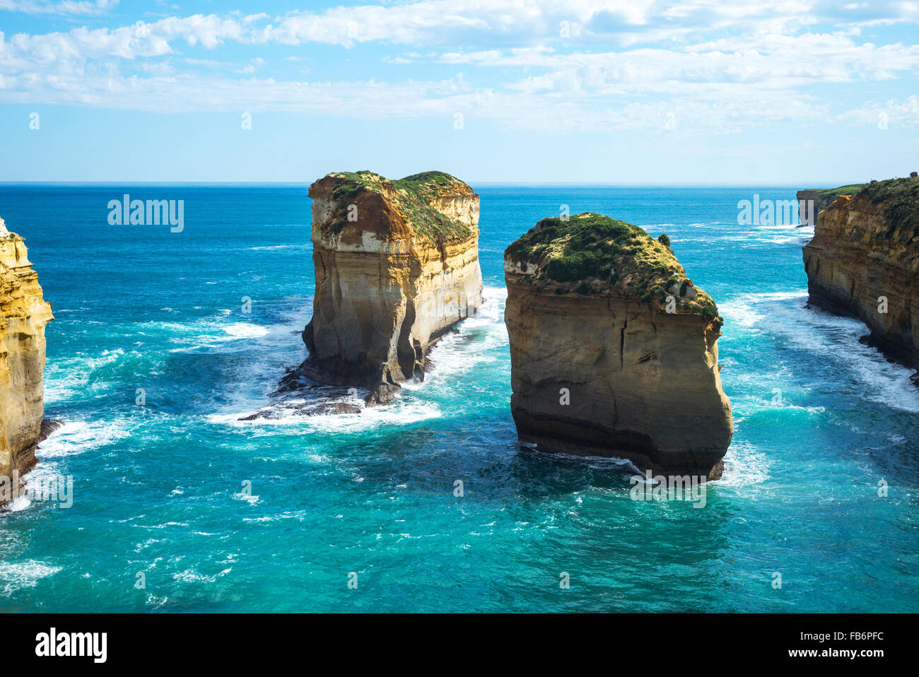 Australia, Port Campbell, the Twelve Apostles sea park Stock Photo