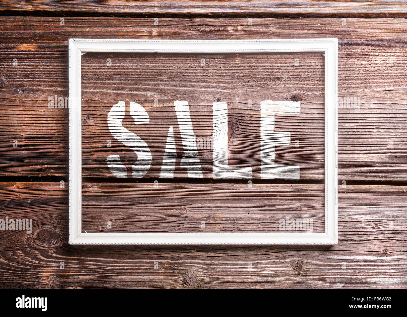 Chalk sale sign Stock Photo Alamy