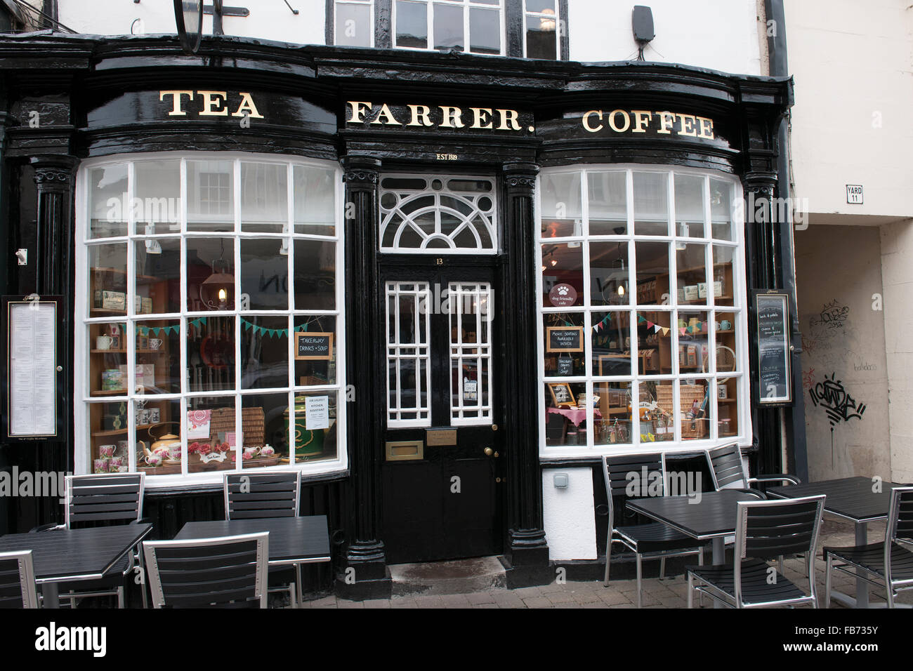 Farrer's Tea and Coffee merchants, Stricklandgate, Kendal, Cumbria
