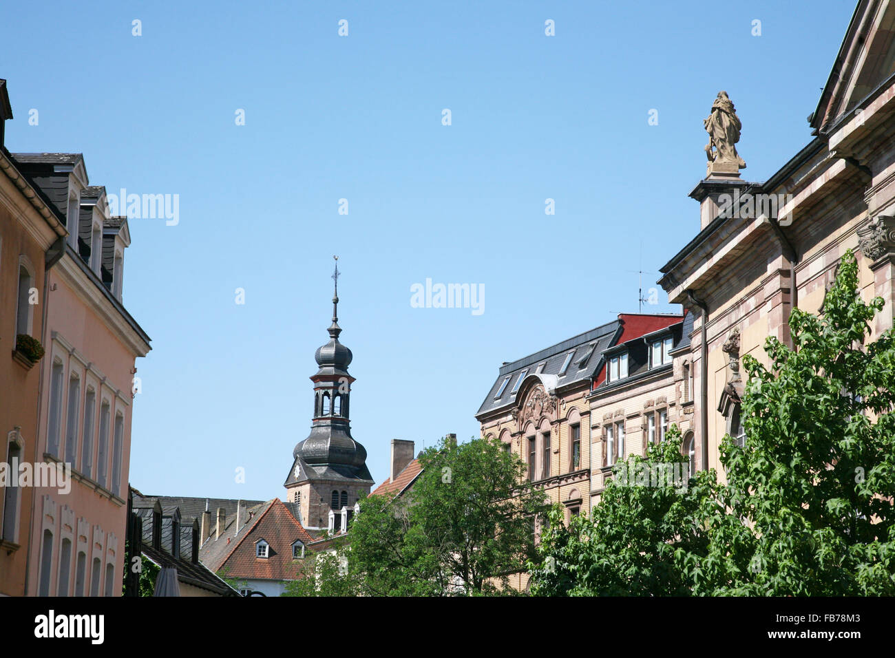 Basilica St. Johann Church Saarbrücken Stock Photo