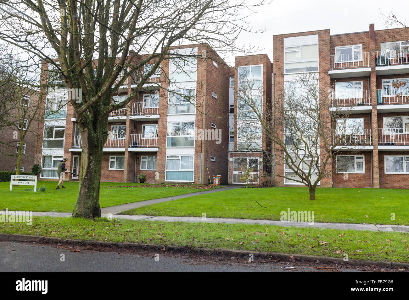 Beckenham, South London, 11th January 2016. The site of the former 24