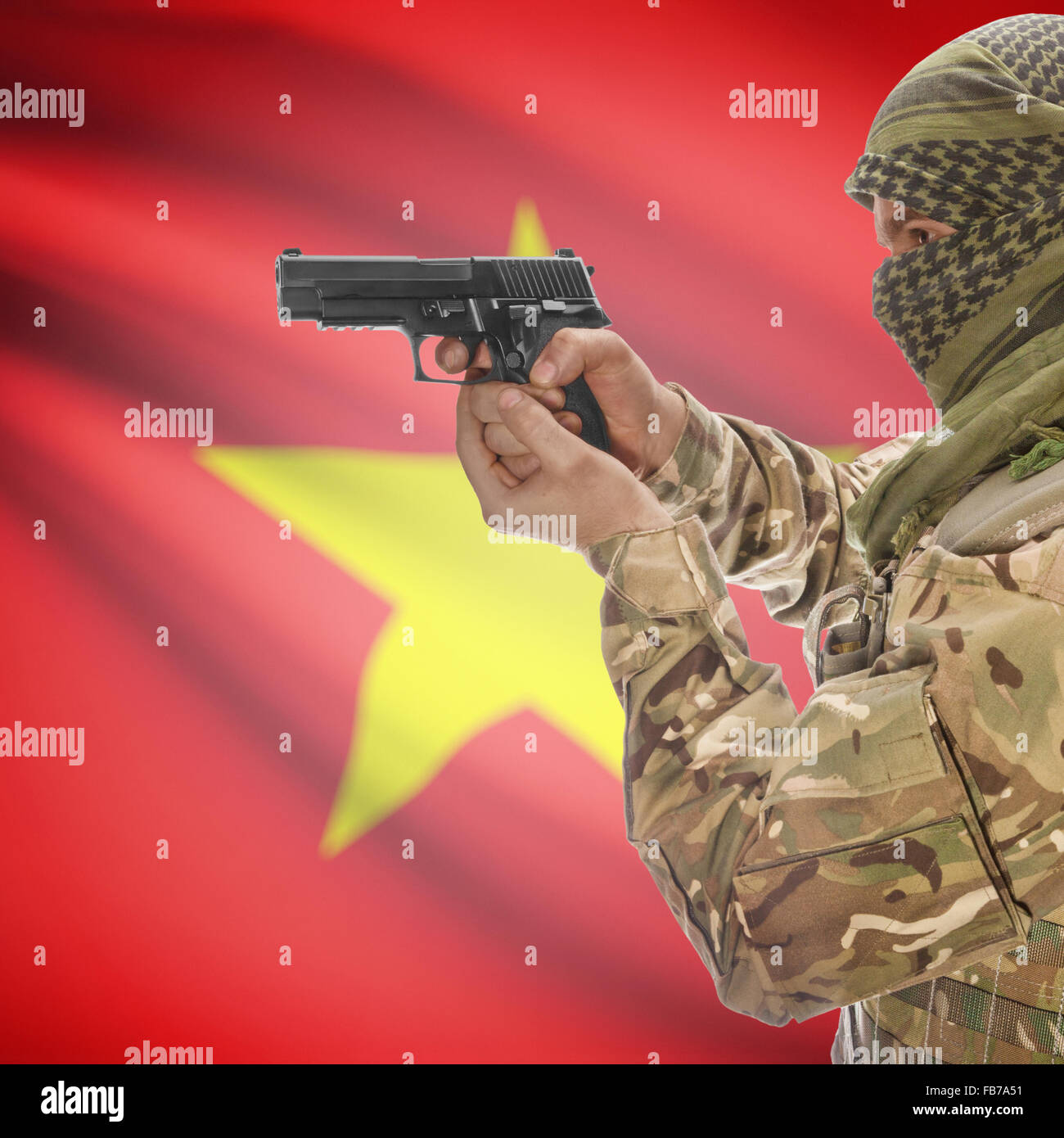 Black flag army vietnam hi-res stock photography and images - Alamy