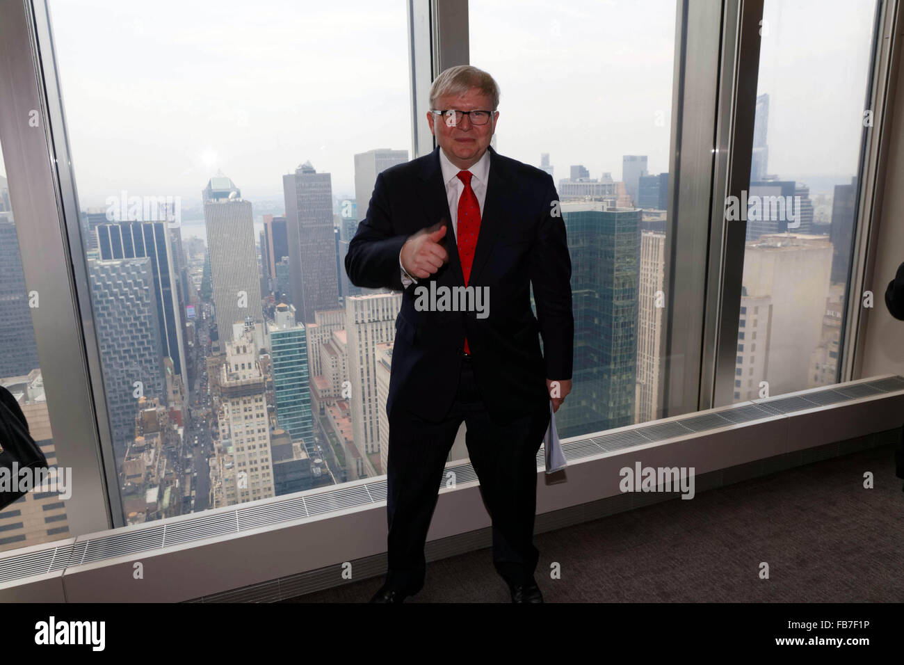 New York June 11 2015 Former Australian Prime Minister Kevin Rudd delivers  a keynote speech for the Asia Society spring lecture Stock Photo - Alamy