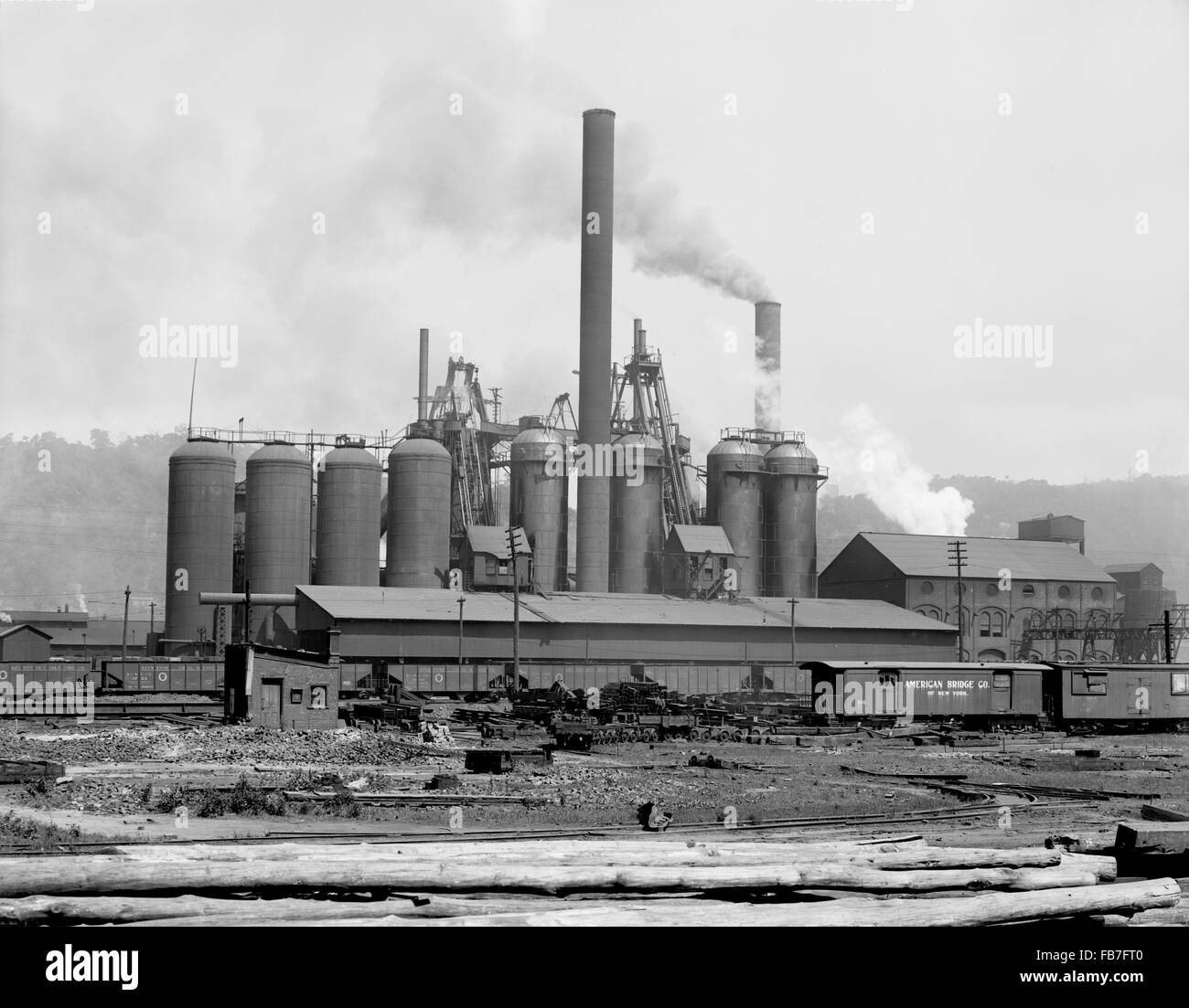 Carnegie Steel Company, 'Lucy' Furnace, Pittsburgh, Pennsylvania, USA, 1910 Stock Photo