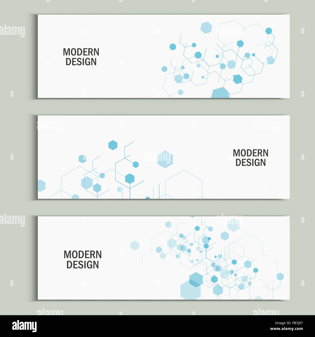 Vector set network connection. Hexagon background Stock Vector Image ...