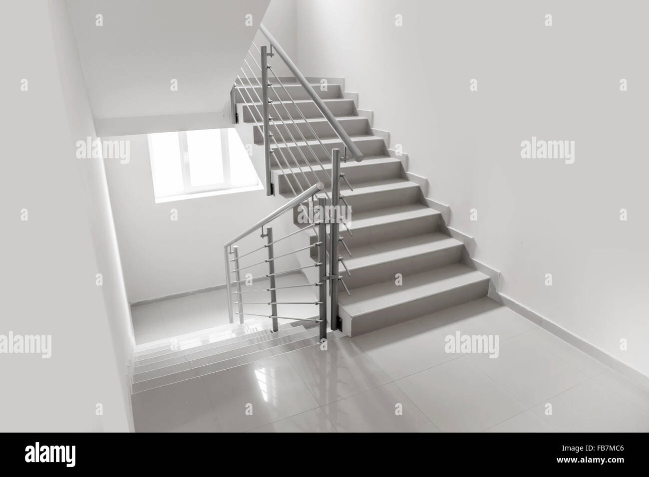Modern staircase Stock Photo