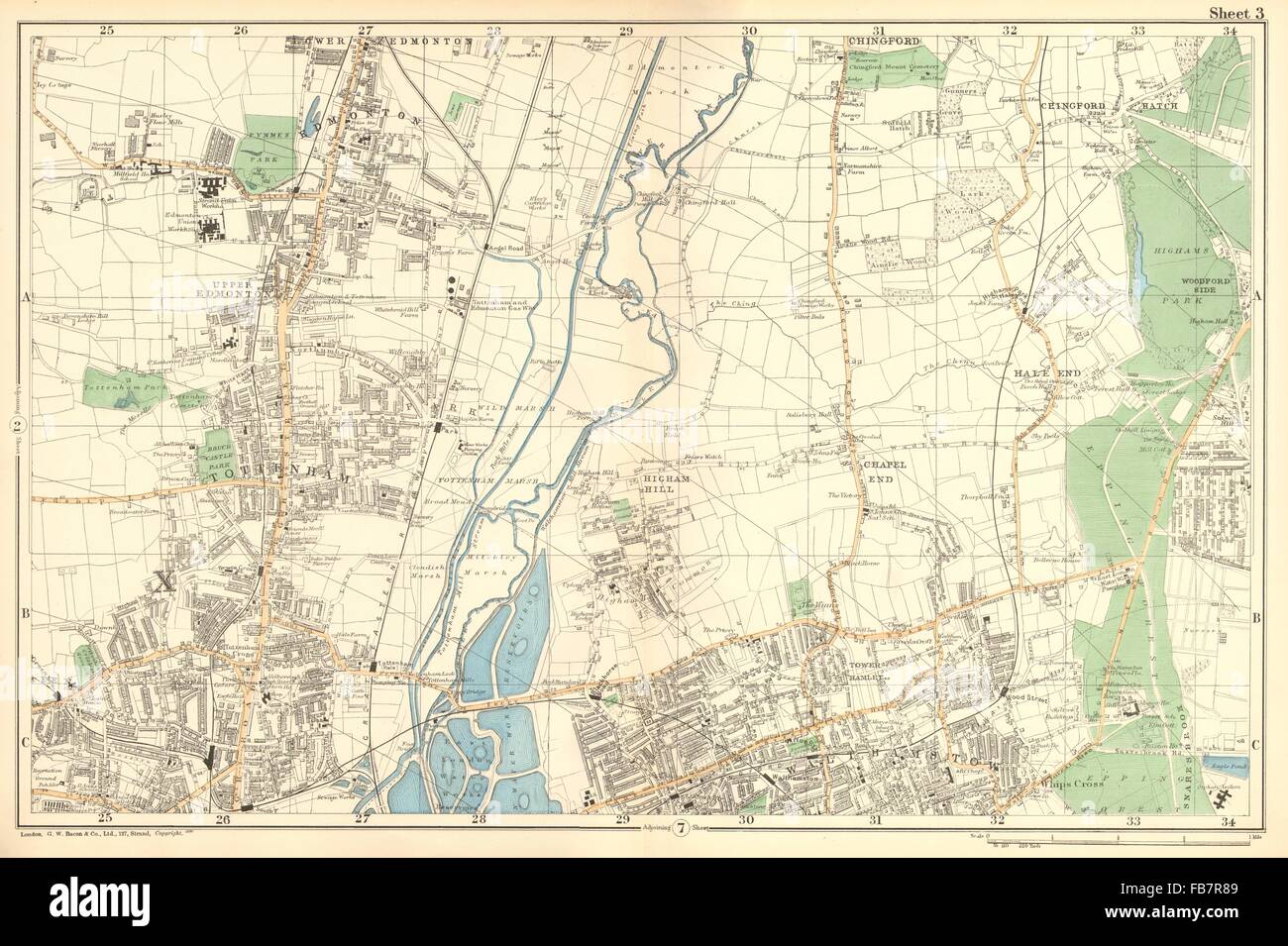 Map of chingford hires stock photography and images Alamy