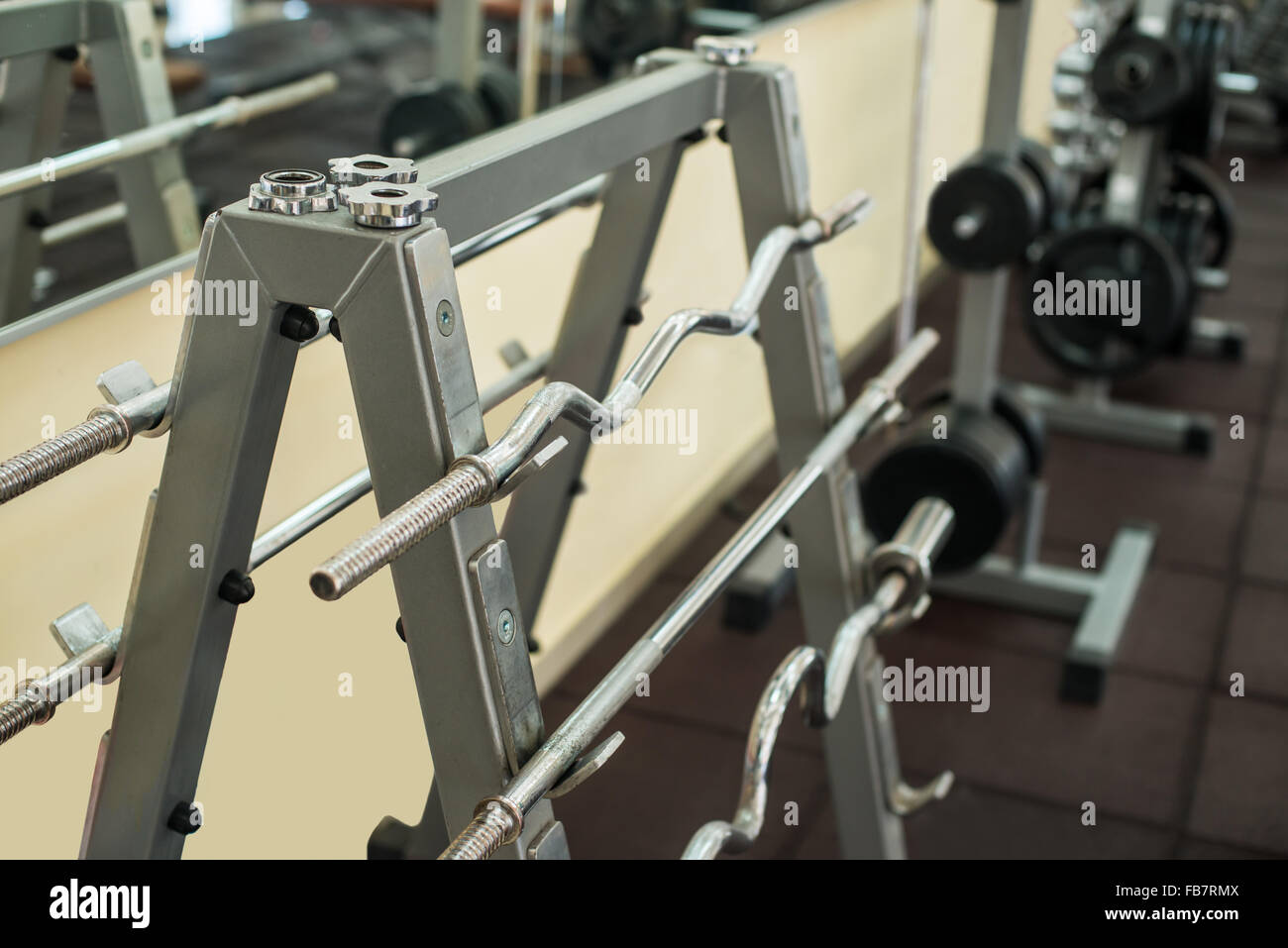 Training apparatus in gym Stock Photo Alamy