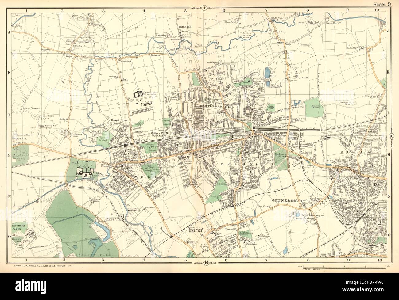Perivale london map hires stock photography and images Alamy