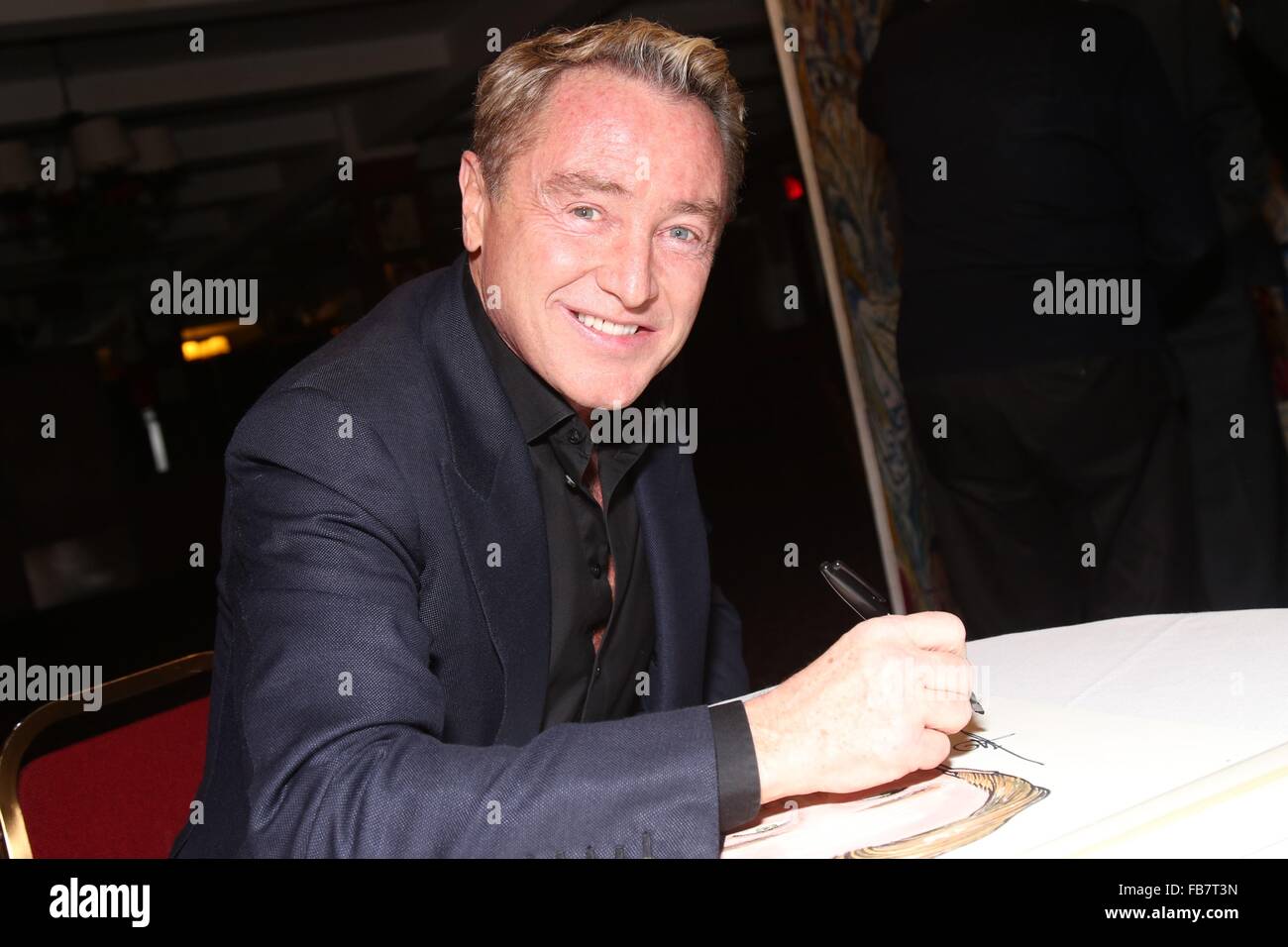 Michael Flatley portrait unveiling at Sardi's theatre district eatery  Featuring: Michael Flatley Where: New York City, New York, United States When: 11 Dec 2015 Stock Photo