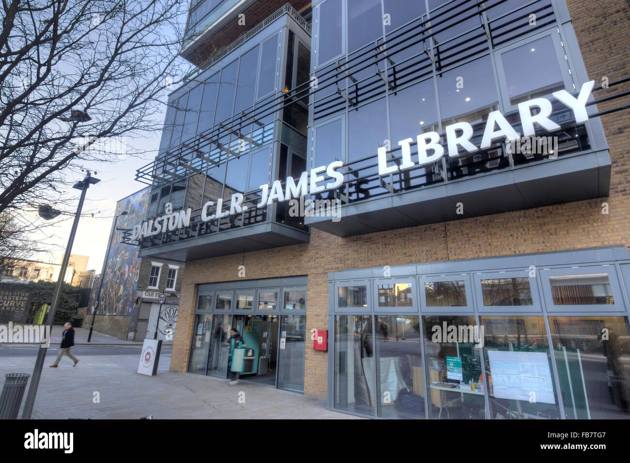Dalston Library,  Hackney London Stock Photo