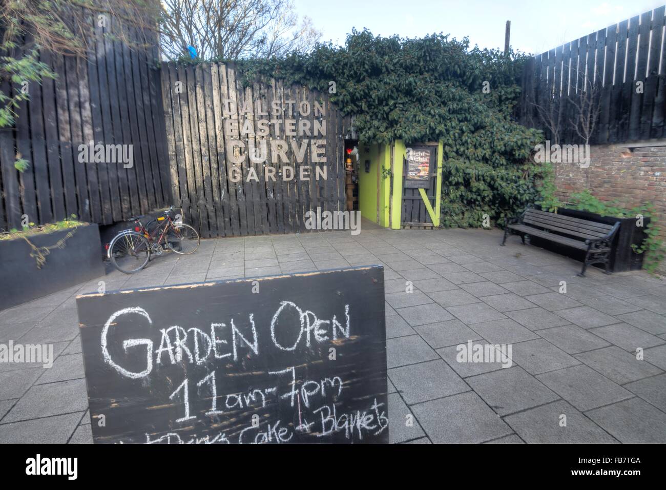 Dalston Curve Garden Hackney Stock Photo