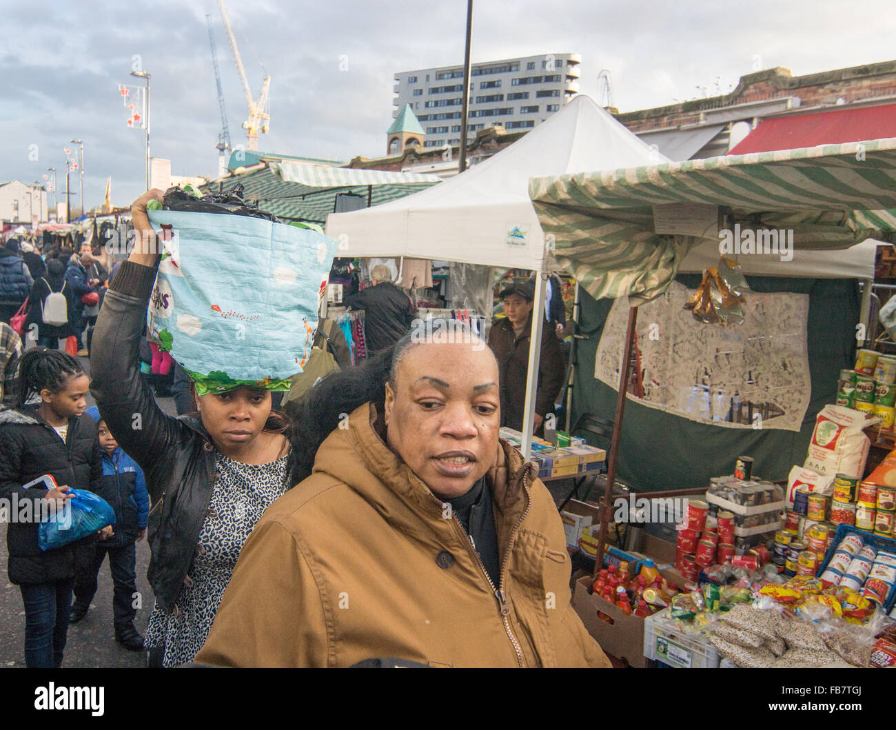 Dalston Market. Ridley Road Market Stock Photo Alamy