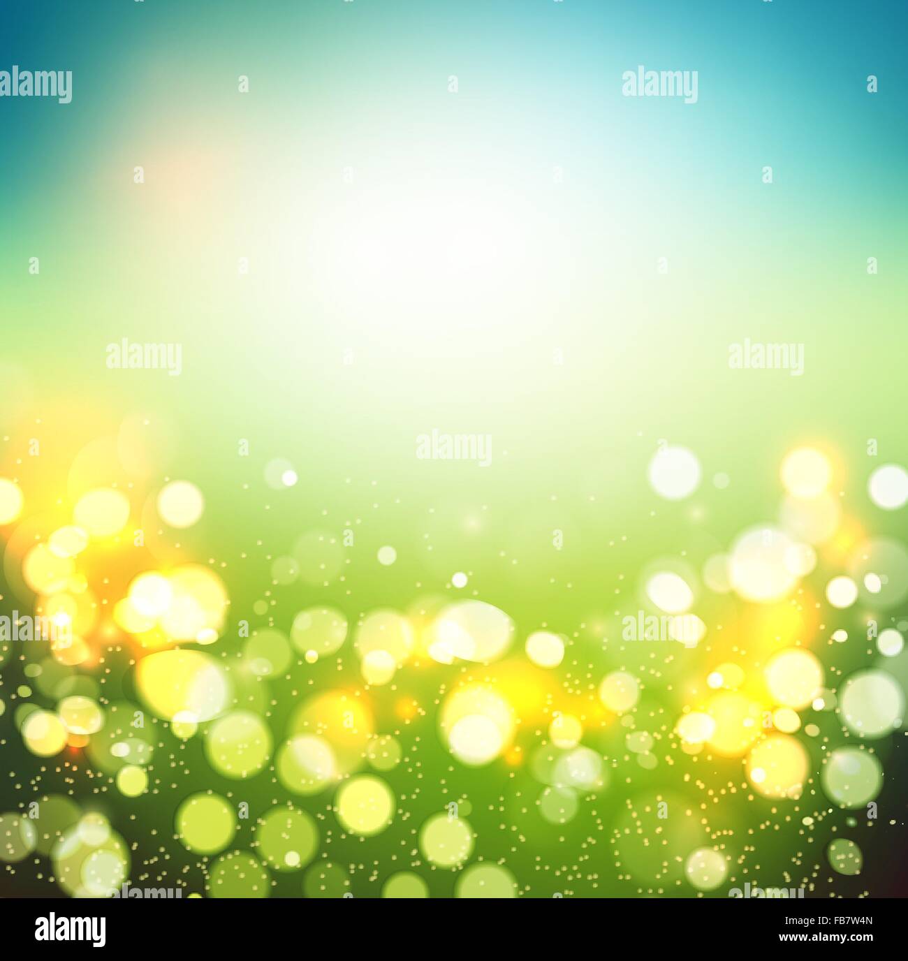 Abstract green nature defocus background Stock Vector Images - Alamy