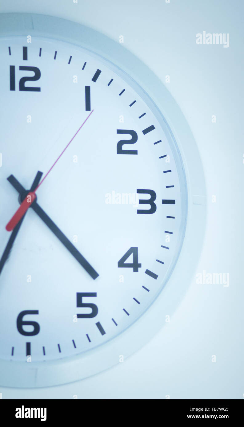 Hospital operating room clock photo Stock Photo - Alamy