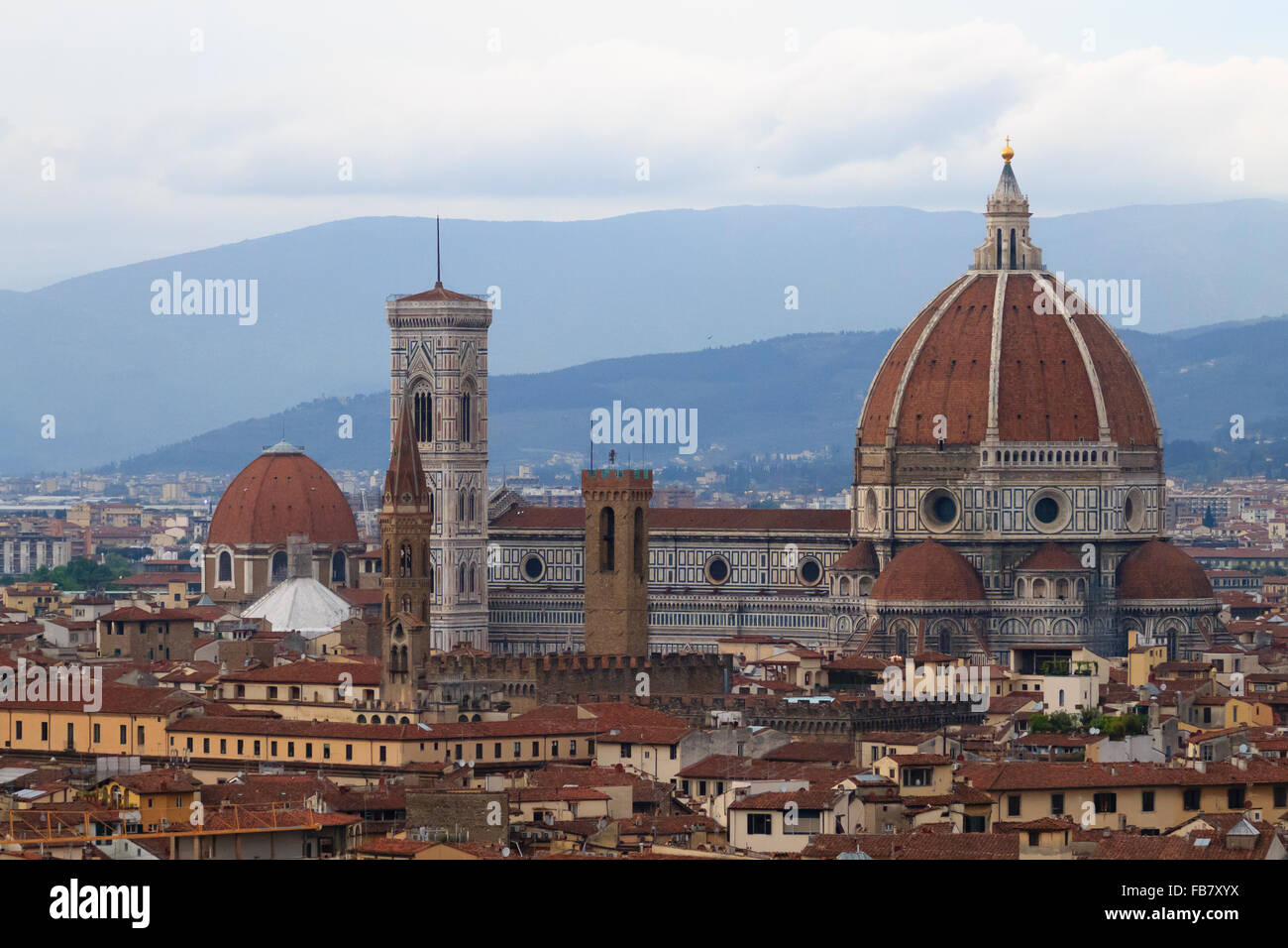 A view of Florence Cathedral, Brunelleschi's dome Stock Photo - Alamy
