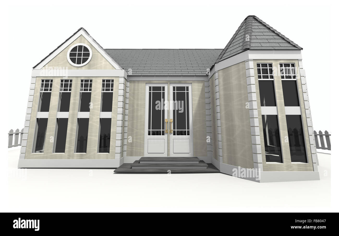 3d illustration of new home Stock Photo - Alamy