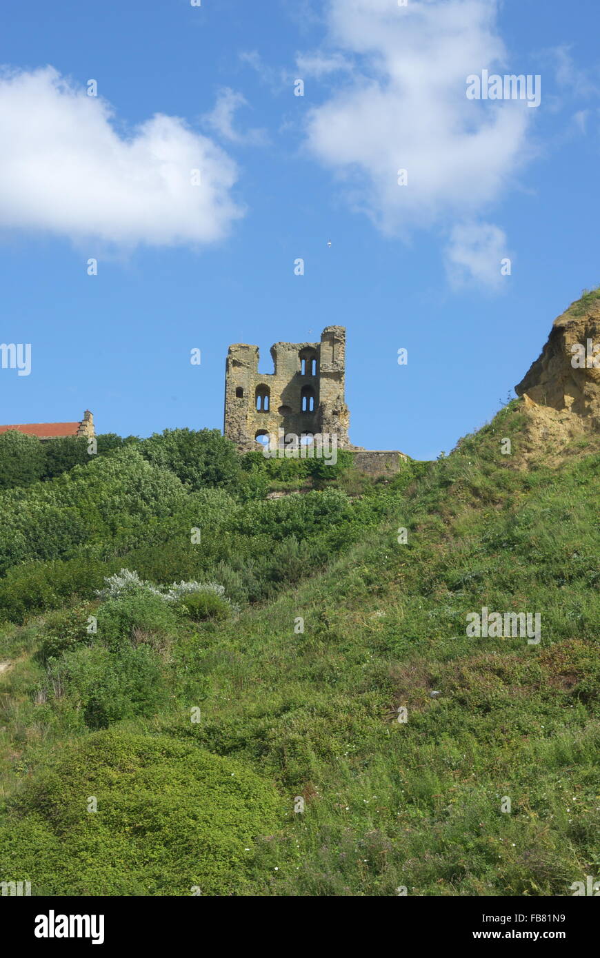 Scarborough Castle Stock Photo