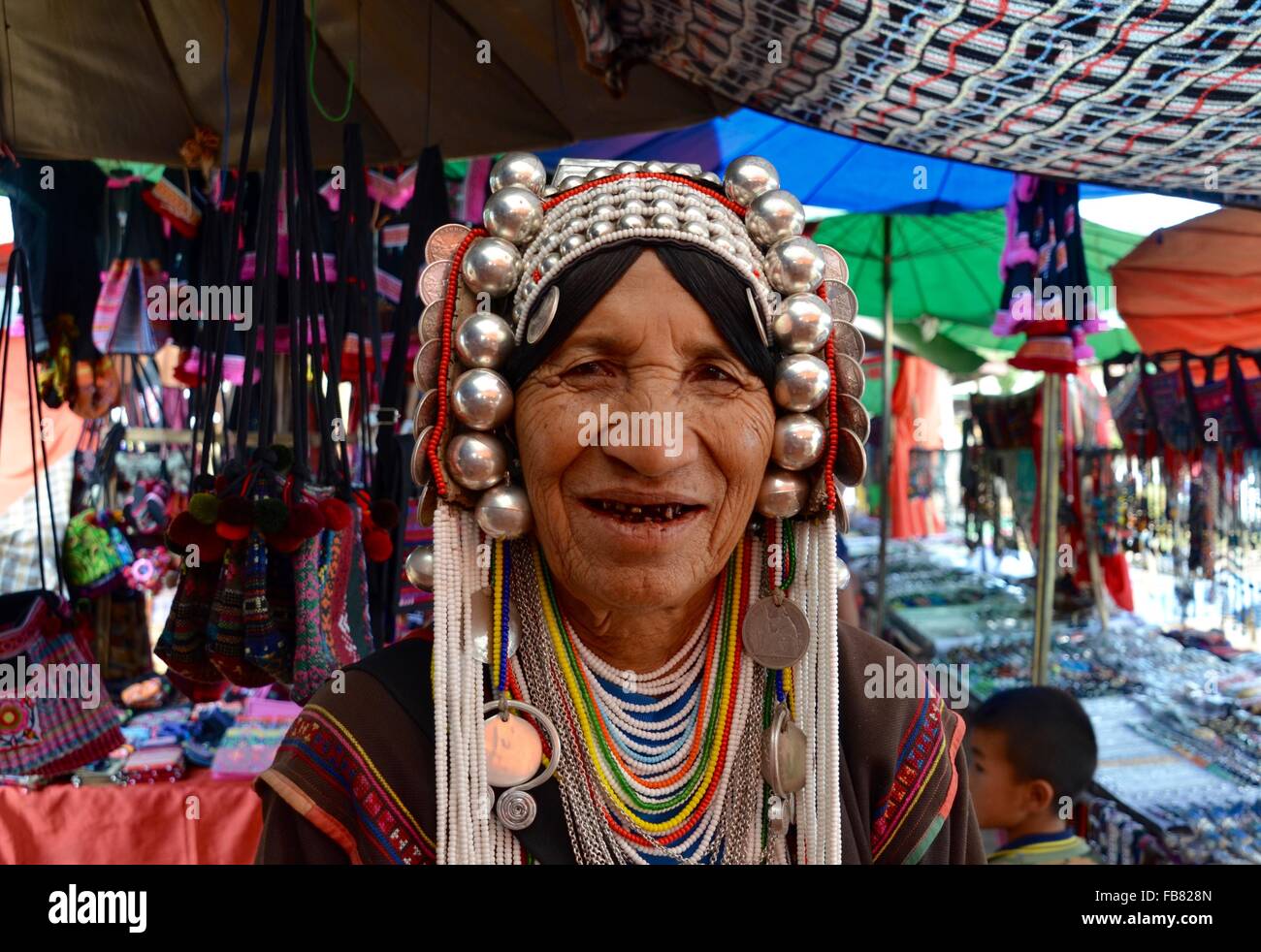 Akha Headdress Hilltribe High Resolution Stock Photography and Images ...