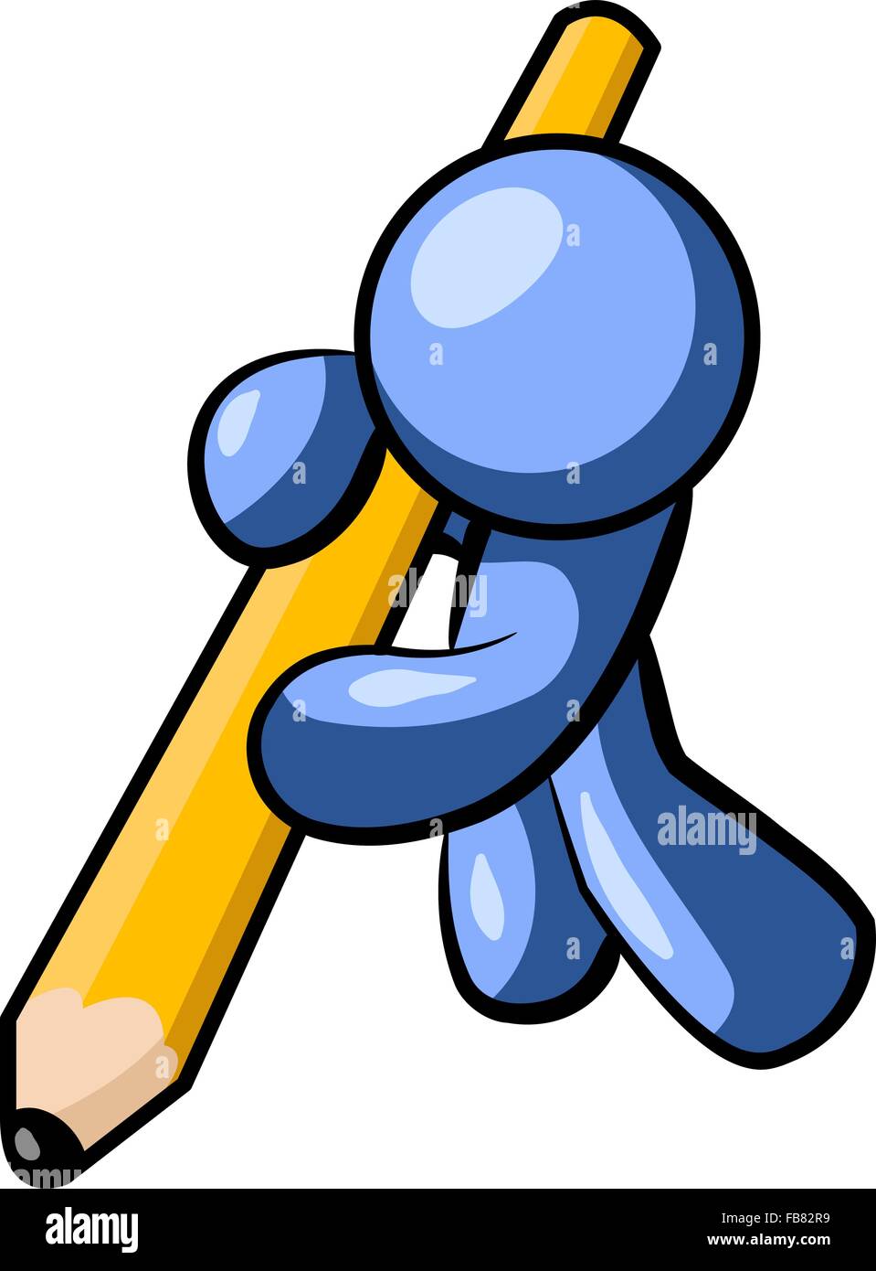 Holding large pencil hi-res stock photography and images - Alamy