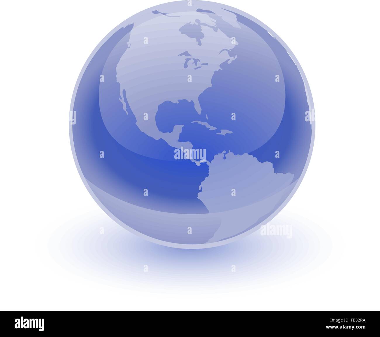 Sphere representing earth Stock Vector Images - Alamy