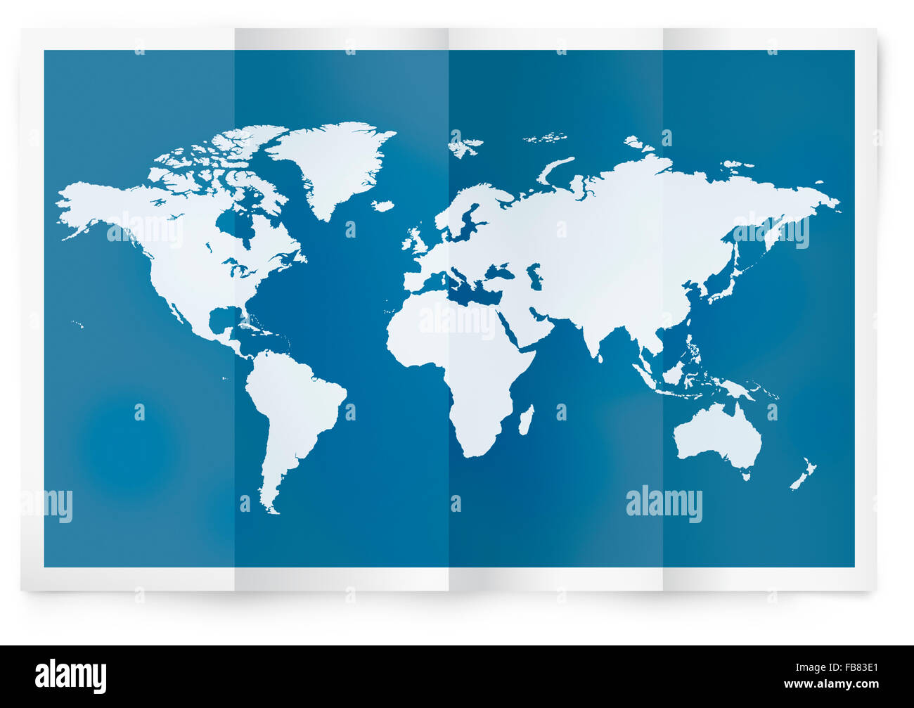 Globalization map Cut Out Stock Images & Pictures - Alamy
