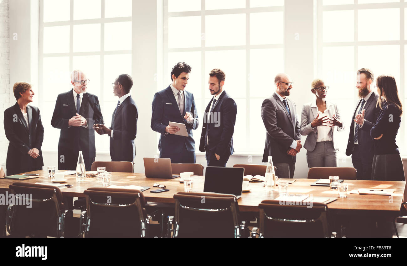 Business Group Meeting Discussion Strategy Working Concept Stock Photo ...