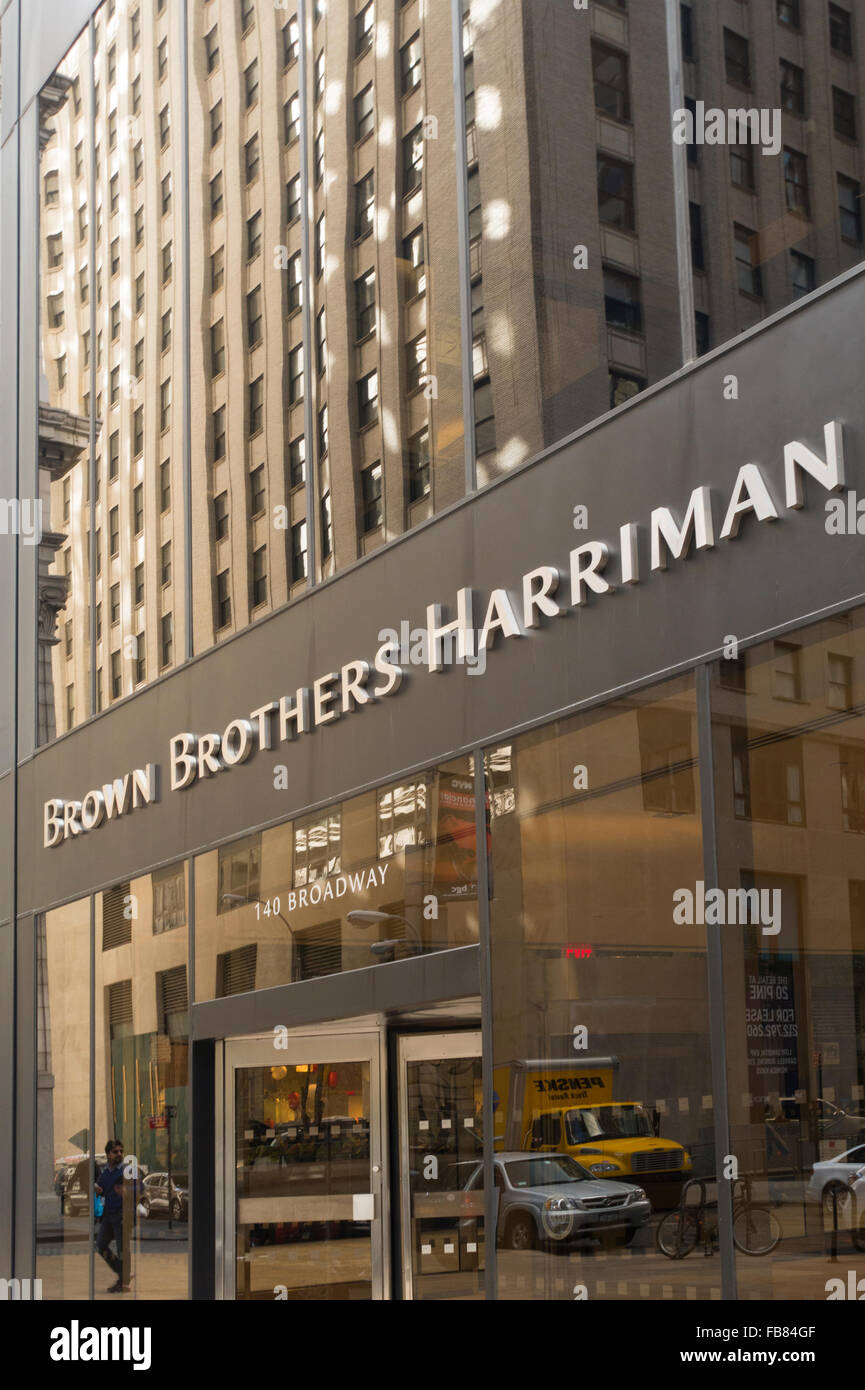Brown Brothers Harriman headquarters in Manhattan NYC Stock Photo Alamy