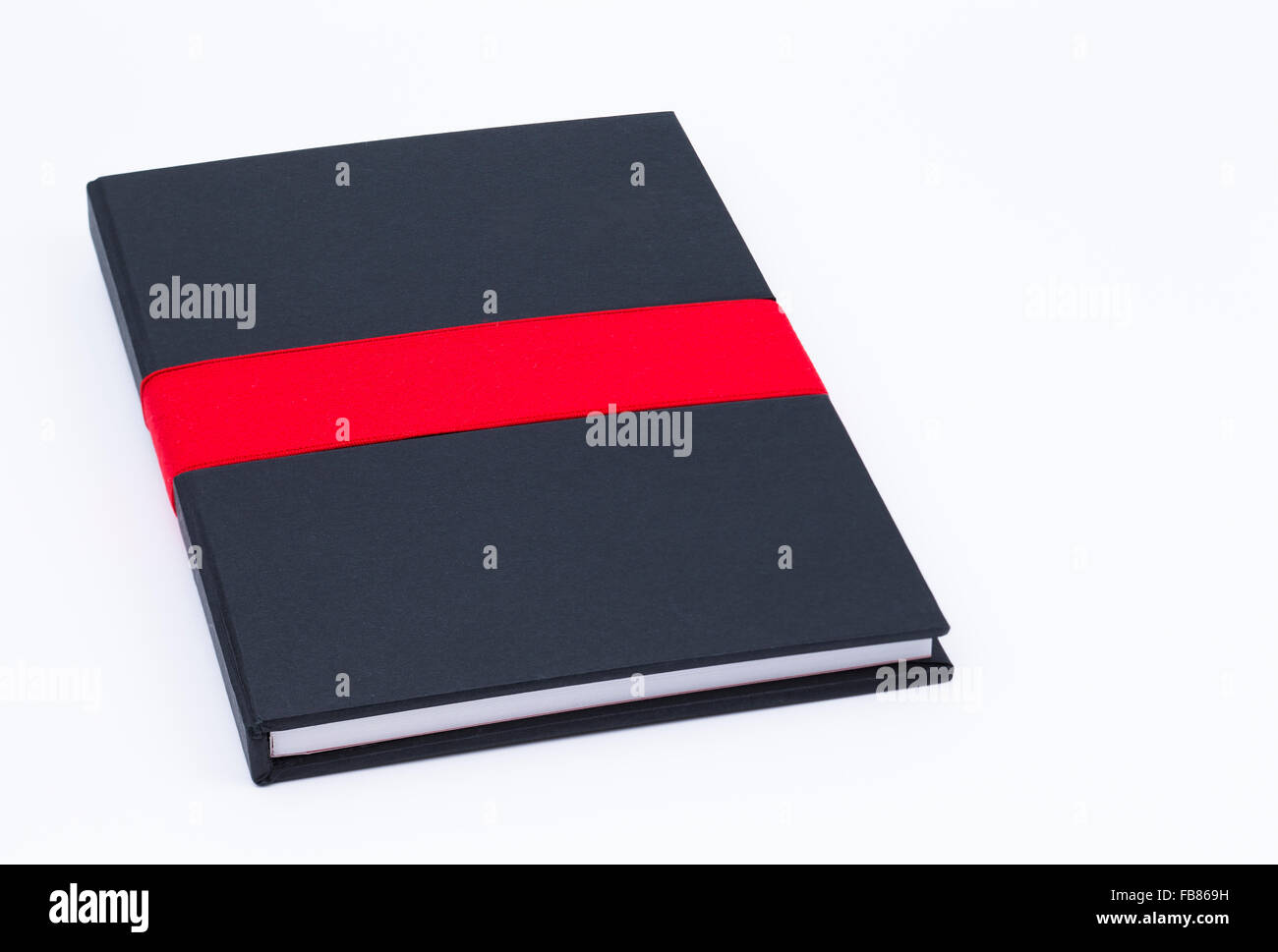 Image shows a notebook isolated on white background Stock Photo - Alamy