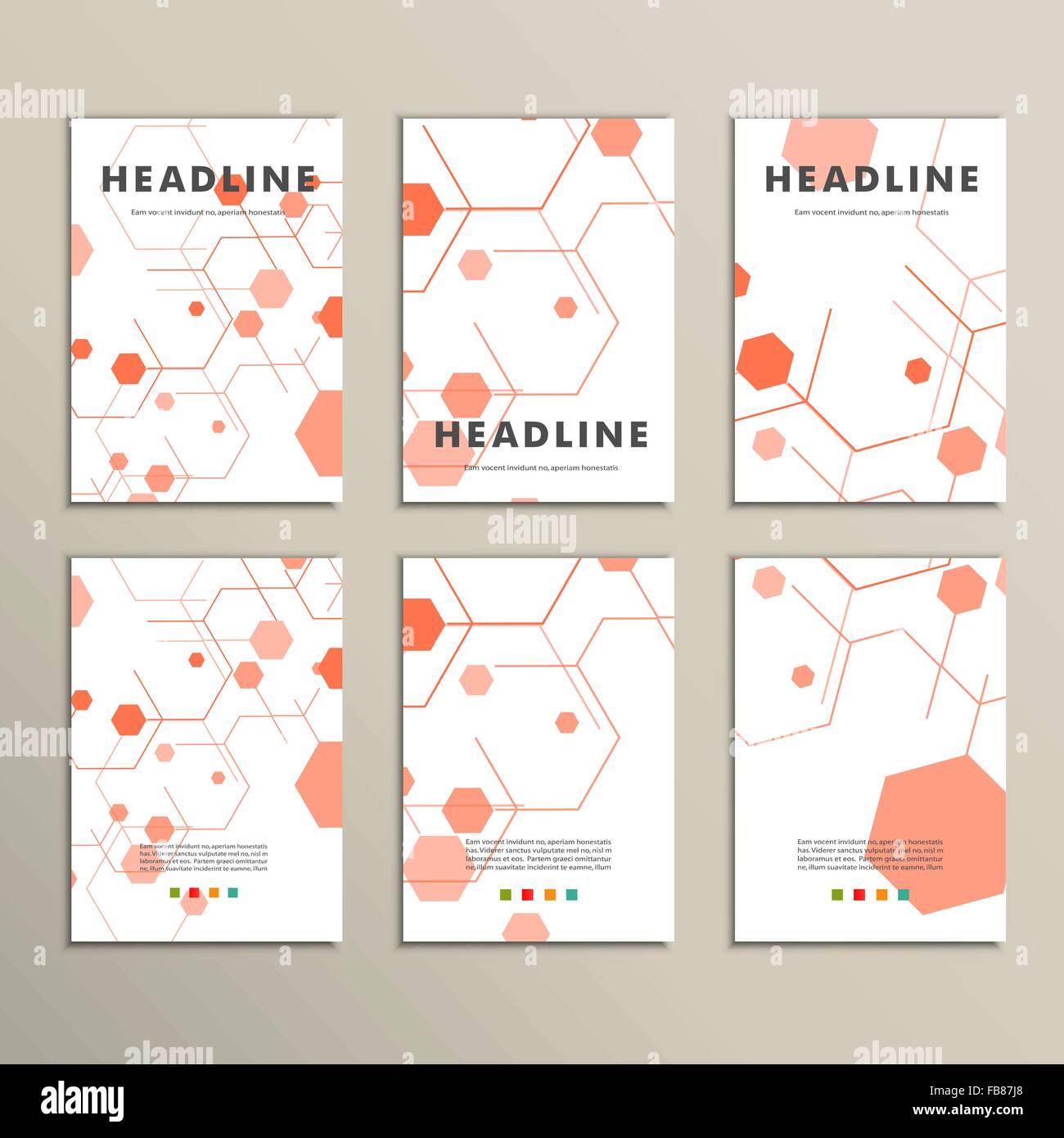Modern Hexagon Design. Vector background Stock Vector Image &amp; Art - Alamy