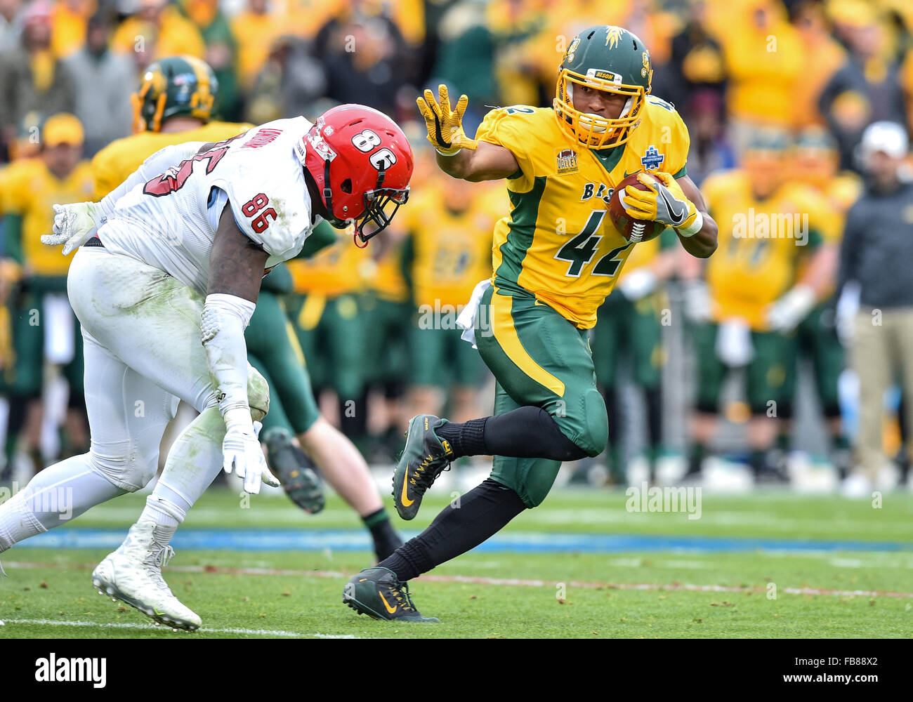January 9th, 2016.North Dakota State Bison running back Bruce Anderson