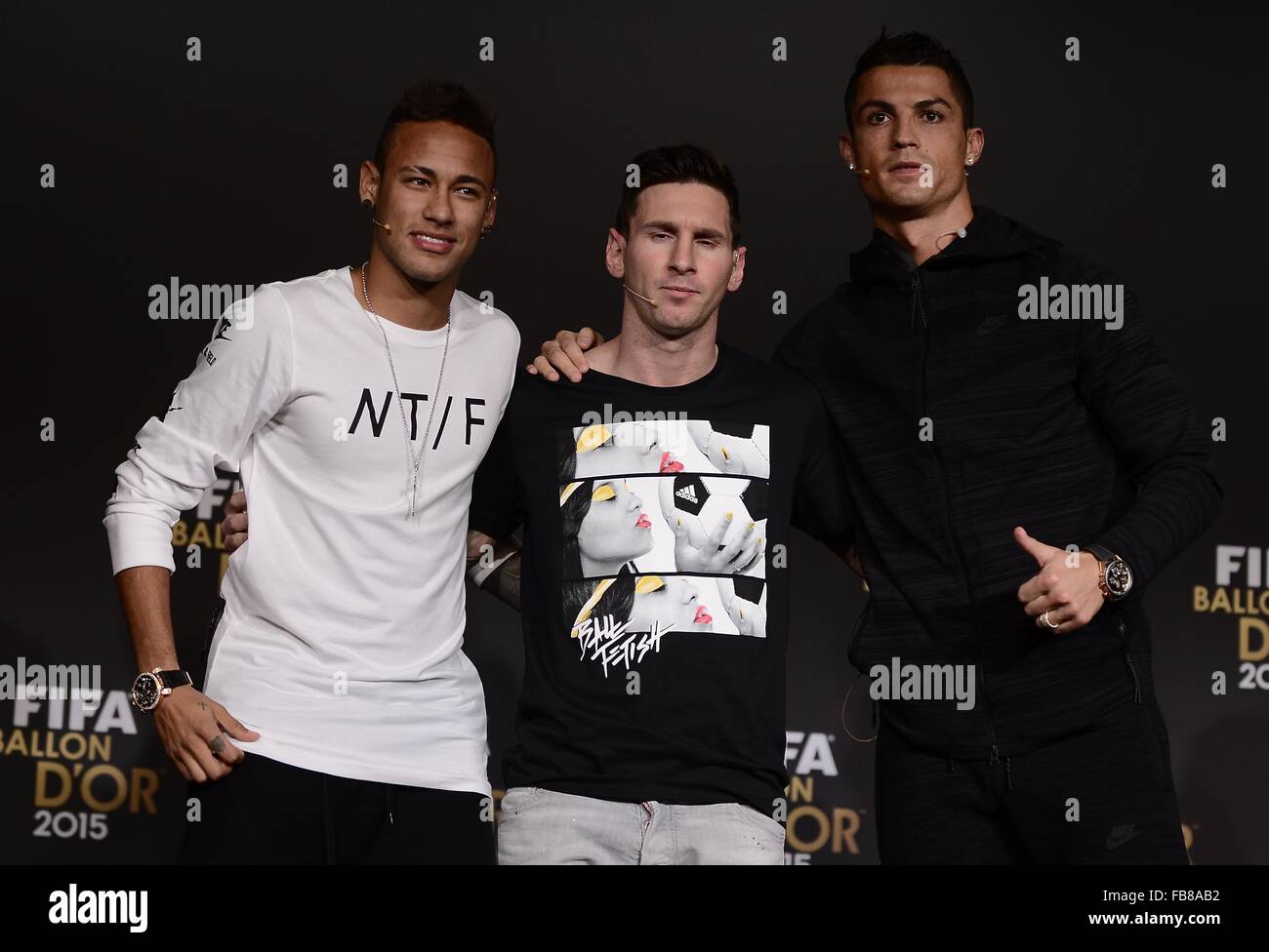 Ballon d'Or: Messi, Ronaldo and Neymar