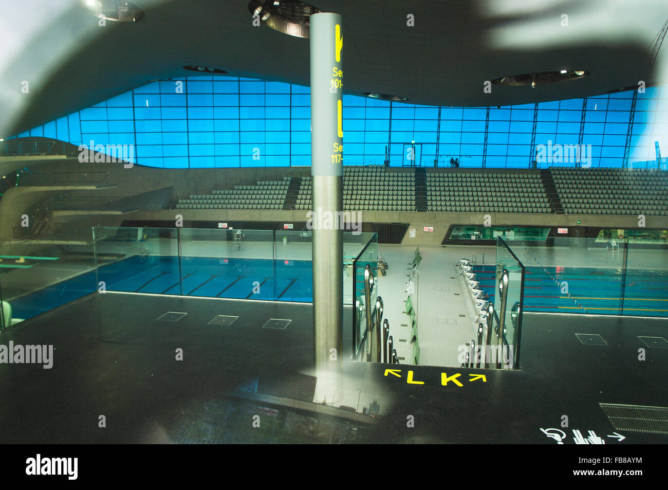 London Aquatics Centre, Queen Elizabeth Olympic Park Stock Photo - Alamy