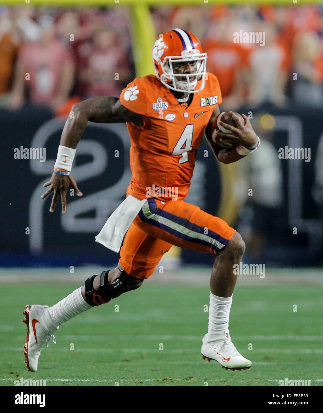 Glendale Az Usa 11th Jan 2016 Clemson Qb 4 Deshaun